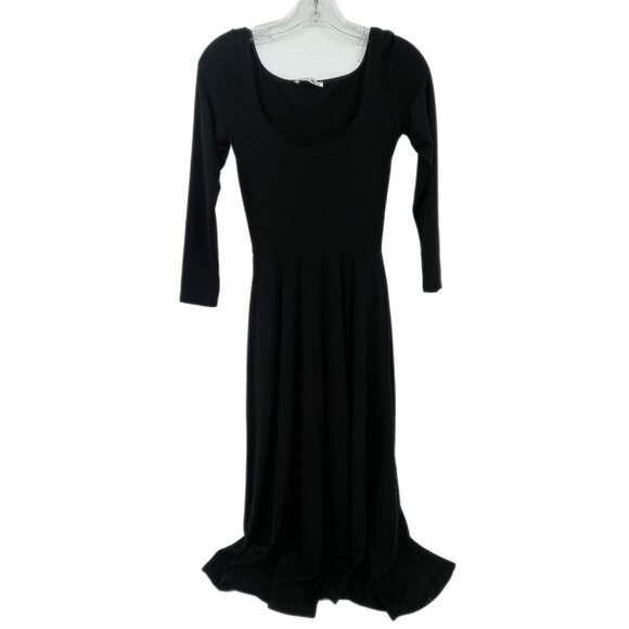 Reformation Black Pullover Maxi Dress | Made in USA - Picture 1 of 5